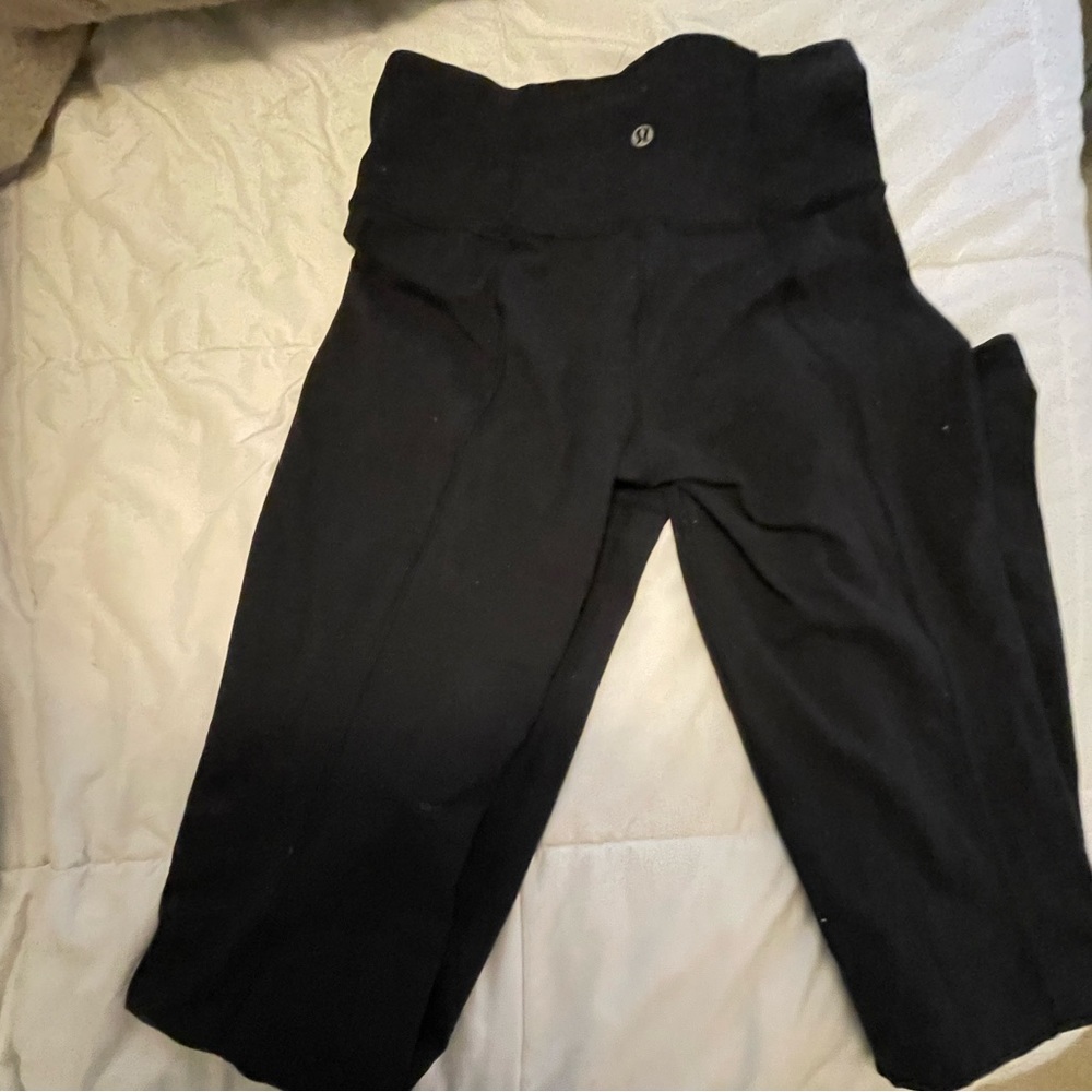 Lulu Lemon Flare Leggings-Black
